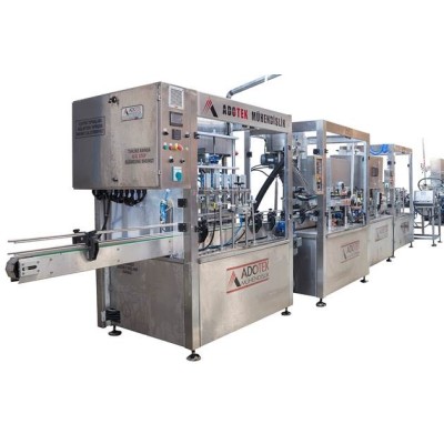 ADK 301 Servo Motorized Filling, Capping and Labeling Machine